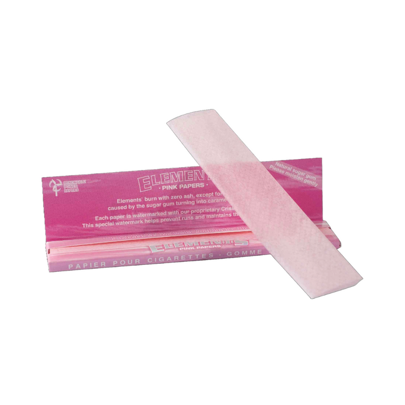 Elements Pink King Size Rolling Papers - Premium Quality