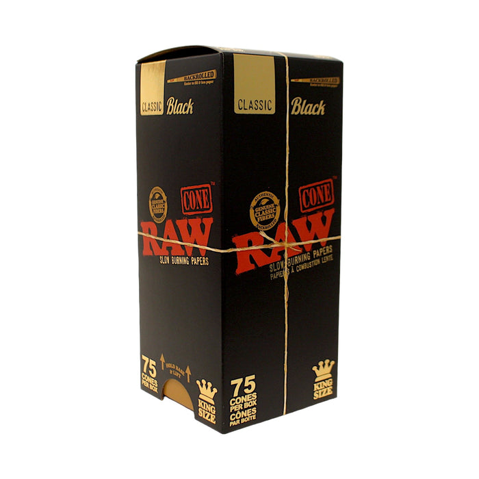 Raw Black Classic Cone King Size Box