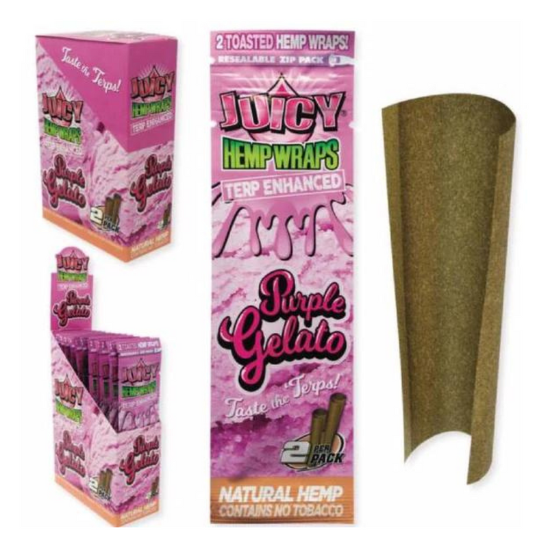 Juicy Jay Terp Enhanced Hemp Wraps: All-Natural Flavors for a Smooth Smoke