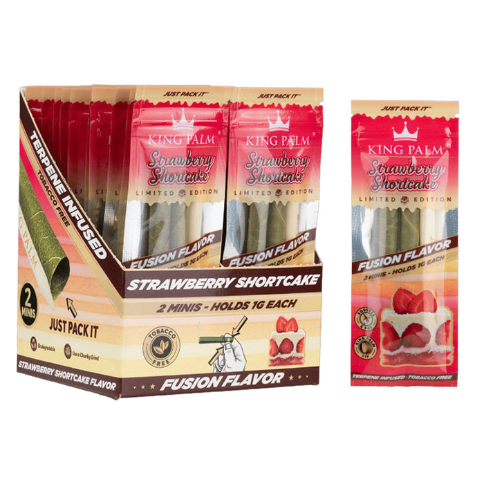 King Palm 2 Mini Rolls Terpene Infused 1G