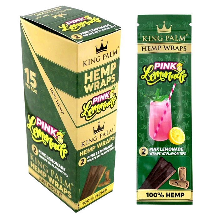 King Palm Hemp Wraps w/ Paper Tips