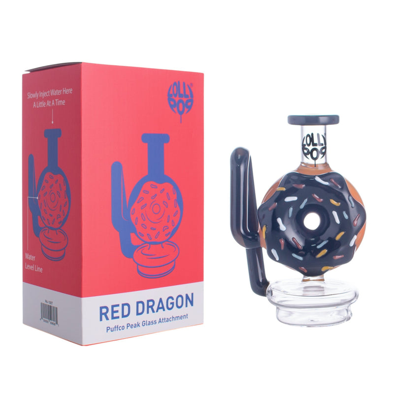 Lollipop Puffco Peak Recycler Glass Attachment