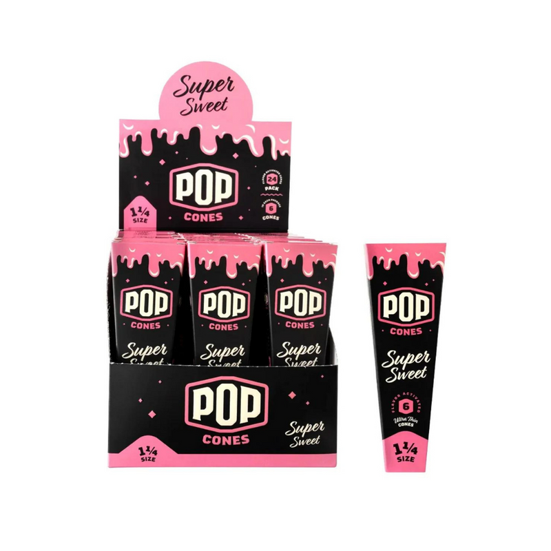 POP Delicious Flavored 1 1/4 Cones