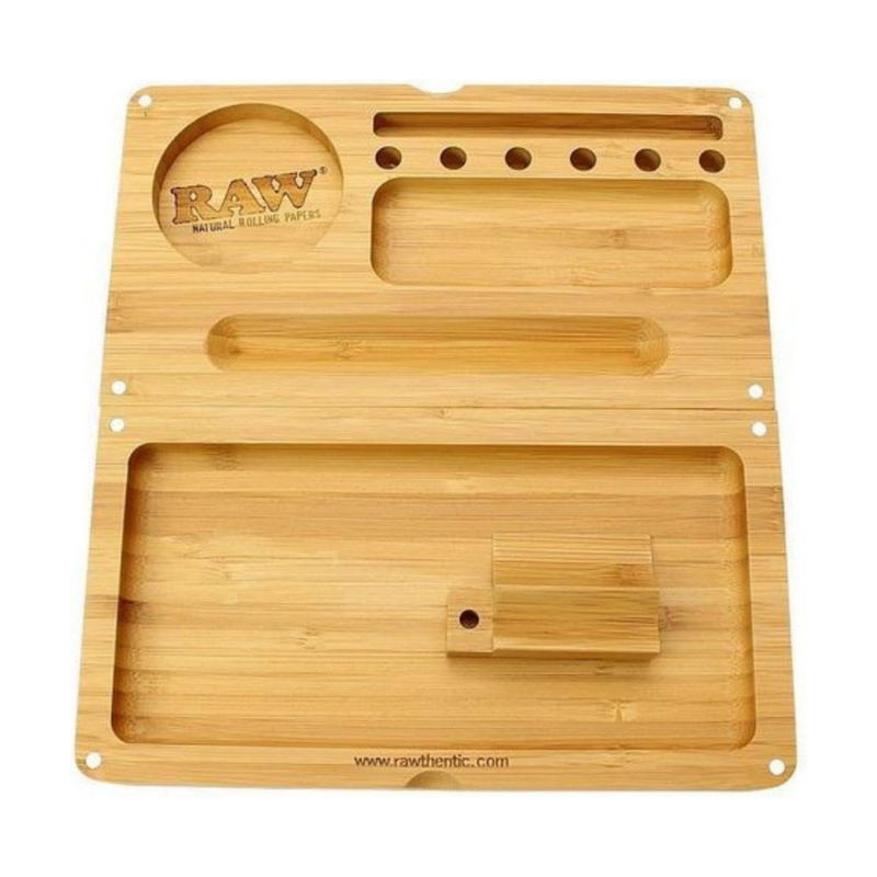 Raw Bamboo Magnetic Rolling Tray