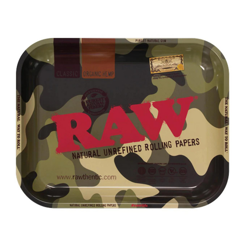 Raw Camo Rolling Tray