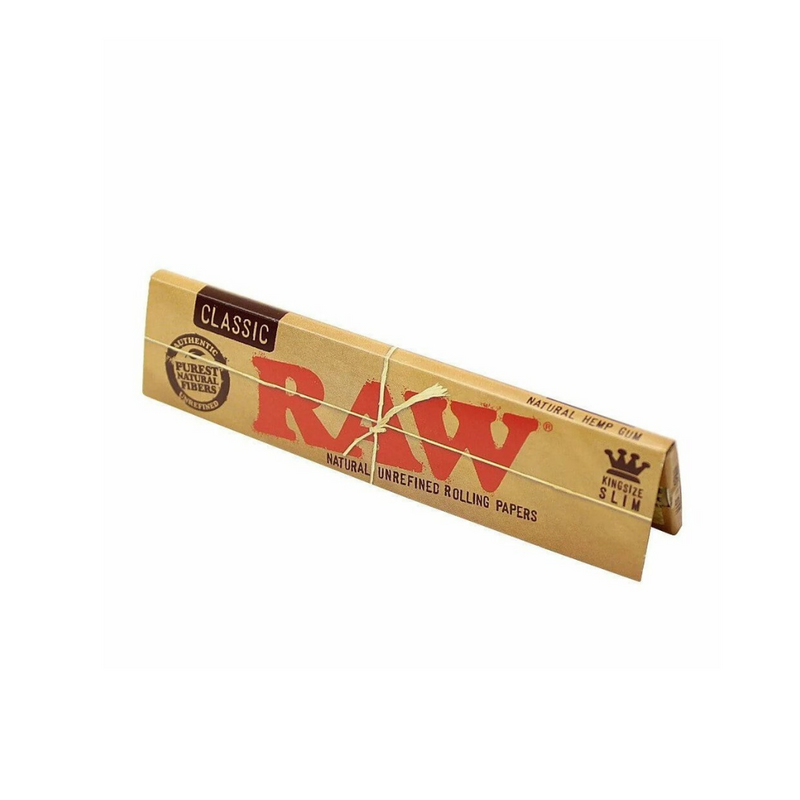 Raw Papers King Size Classic - Natural, Unbleached Rolling Papers