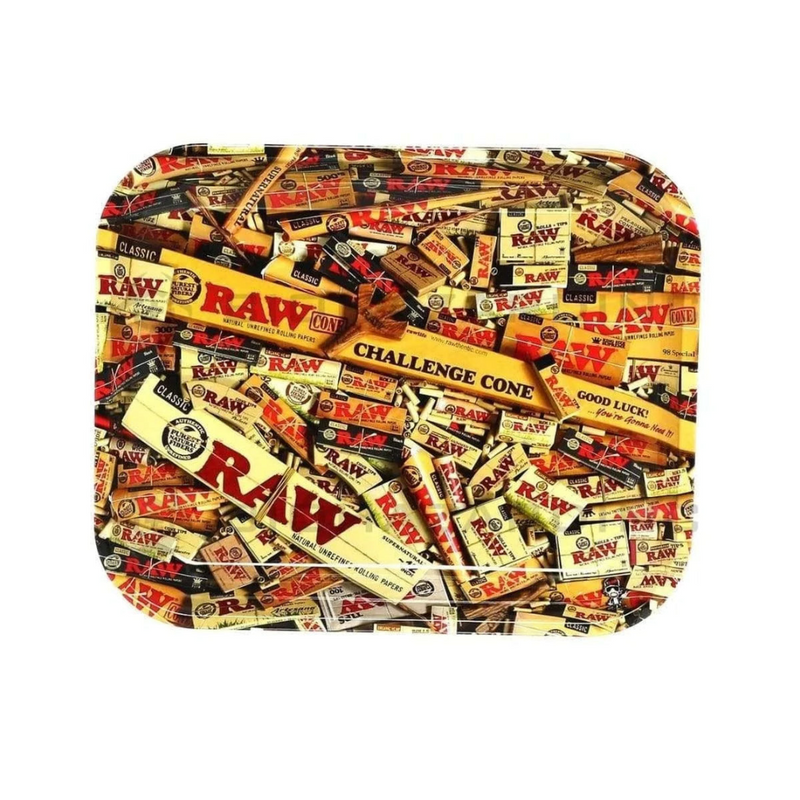 Raw Mixed Papers Rolling Tray