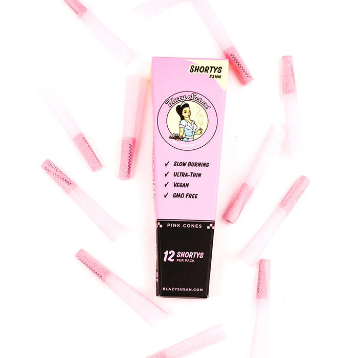 Shorty Pink Pre Rolled Cones Shortys 53mm