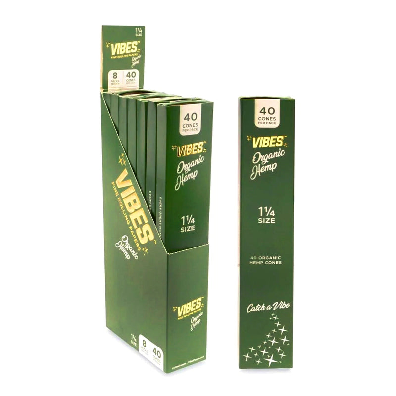 Vibes Paper 1 1/4 Cones 40 Packs