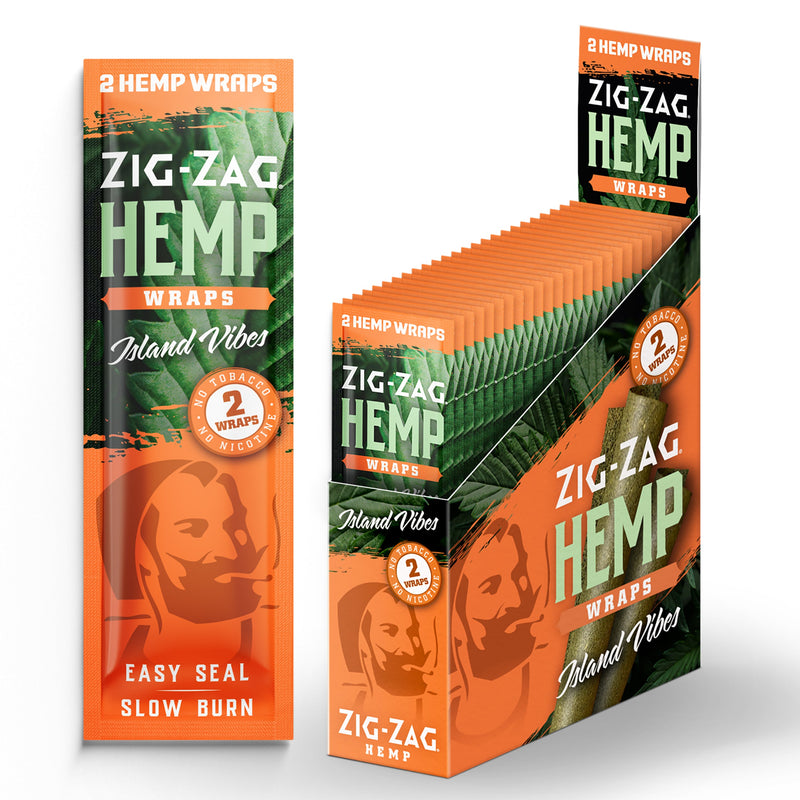 Zig-Zag Hemp Wraps, Island Vibes