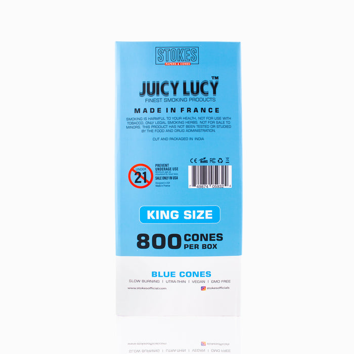 Juicy Lucy Bulk King Cones (800per box)