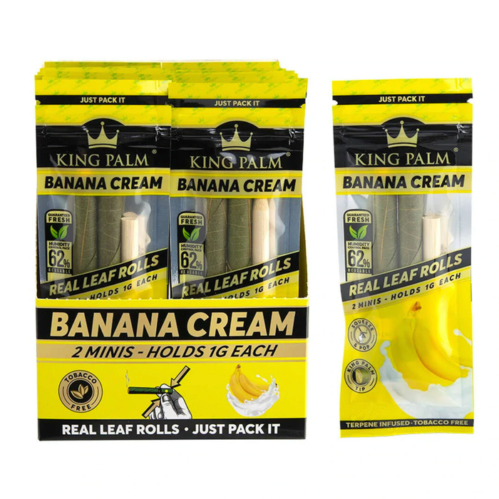 King Palm 2 Mini Rolls Terpene Infused 1G