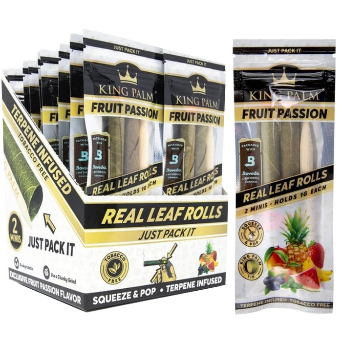 King Palm 2 Mini Rolls Terpene Infused 1G