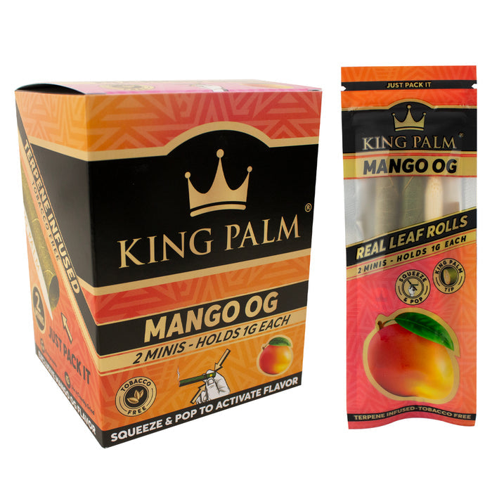 King Palm 2 Mini Rolls Terpene Infused 1G
