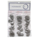 Stainless Steel Pipe Screens - Assorted Sizes Card (30 Packs)