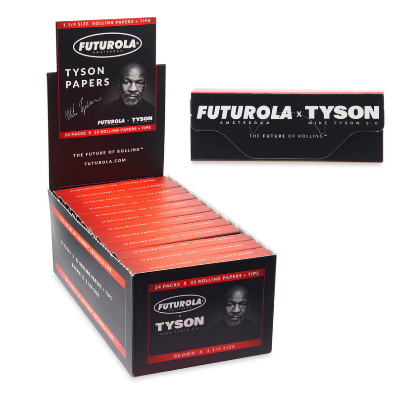 Futurola x Tyson Ranch Rolling Papers — 1 1/4 w/ Tips