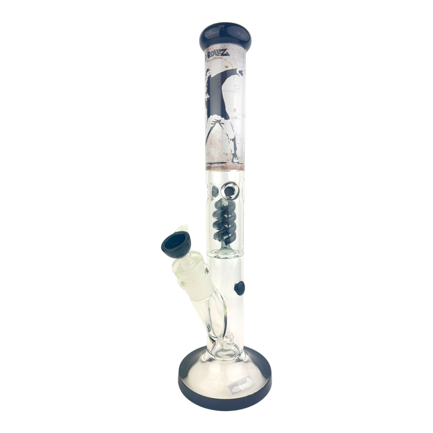 G-Rollz 18" Twist Perc Straight Tube Bong