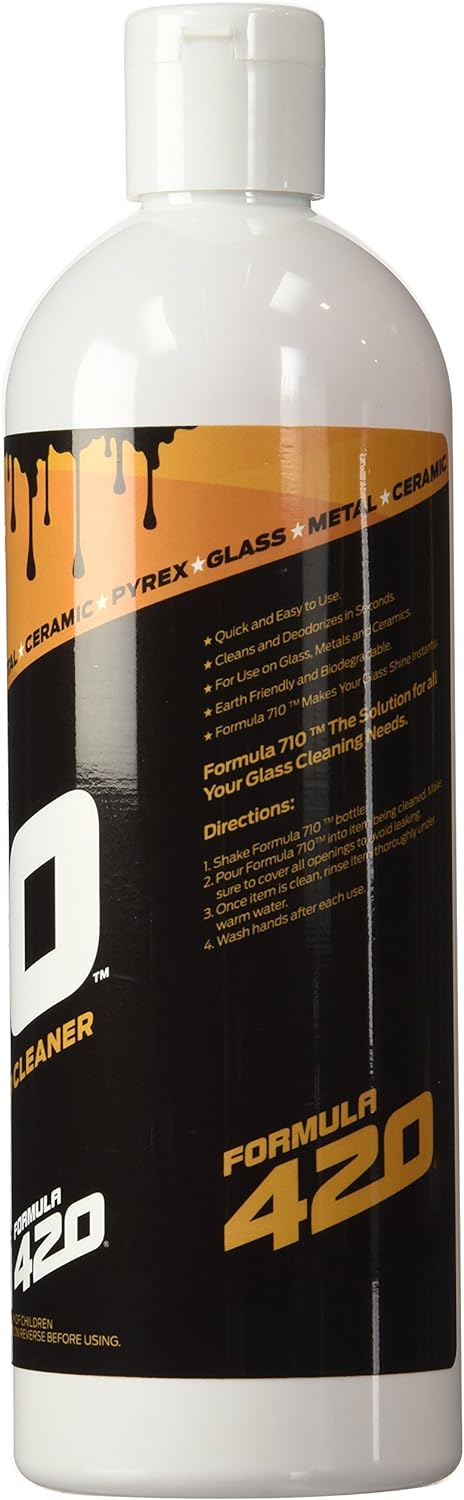 710 Cleaner 12 oz - Premium Concentrated Formula for Spotless Glass and Accessories