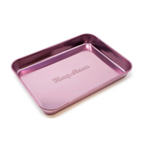 Blazy Susan Rectangle Metal Rolling Tray