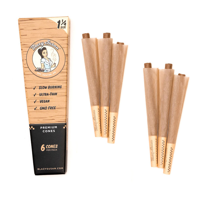 Blazy Susan Unbleached 1 1/4" Size Cones