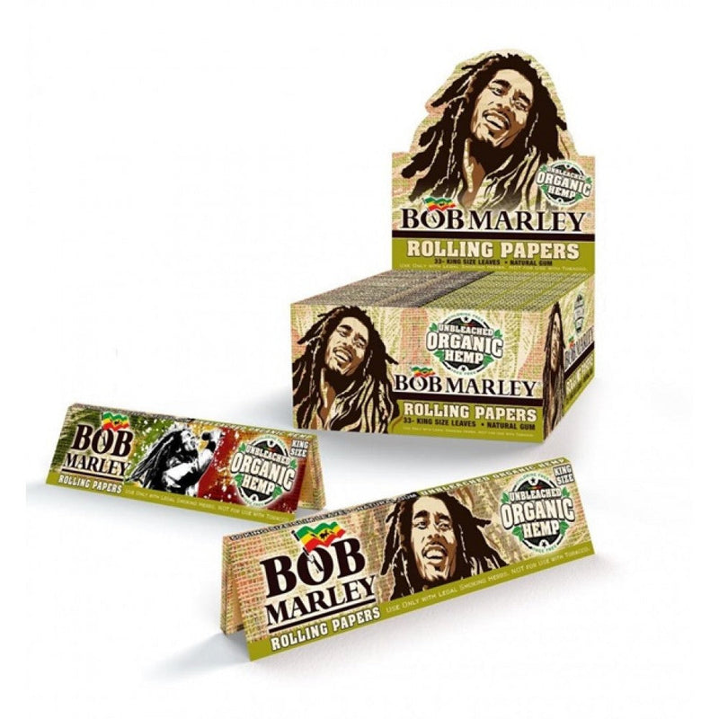 Bob Marley Unbleached King Size Rolling Papers