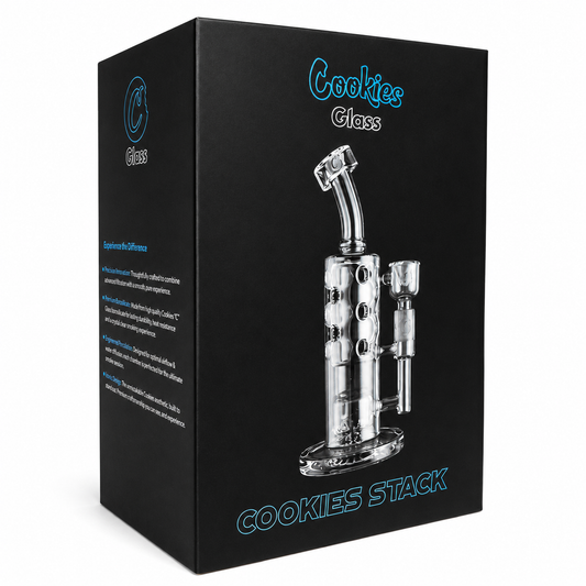 Cookies 8" Glass Stack Rig + Santa Cruz Shredder Grinder