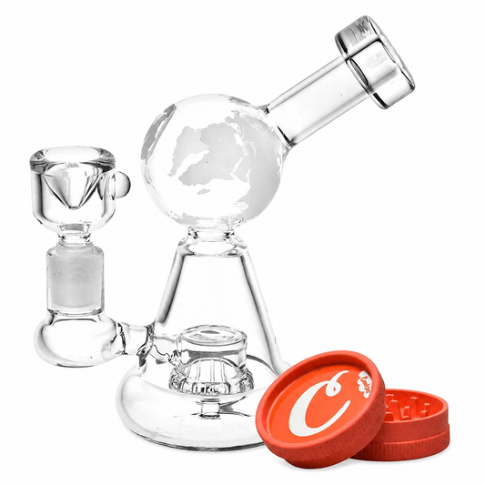 Cookies Glass Globe Rig + Santa Cruz Shredder Grinder