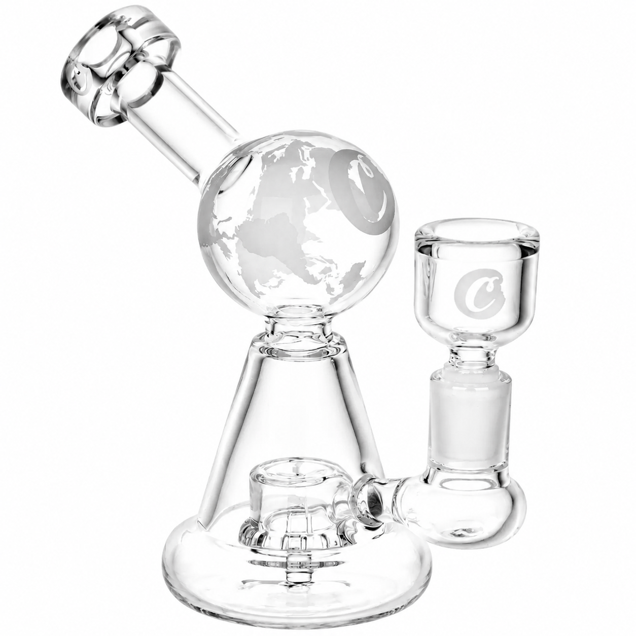 Cookies Glass Globe Rig + Santa Cruz Shredder Grinder