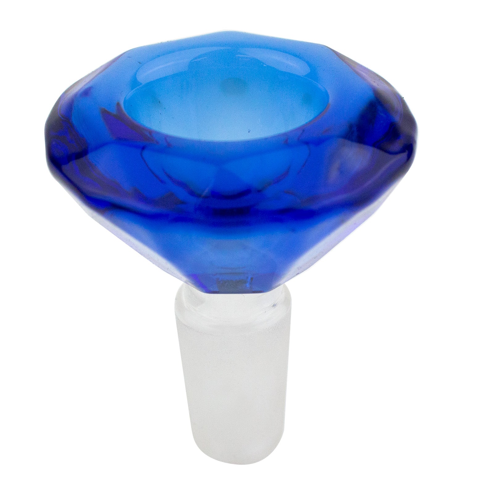 Diamond Glass Bowl Piece, 14mm Male
