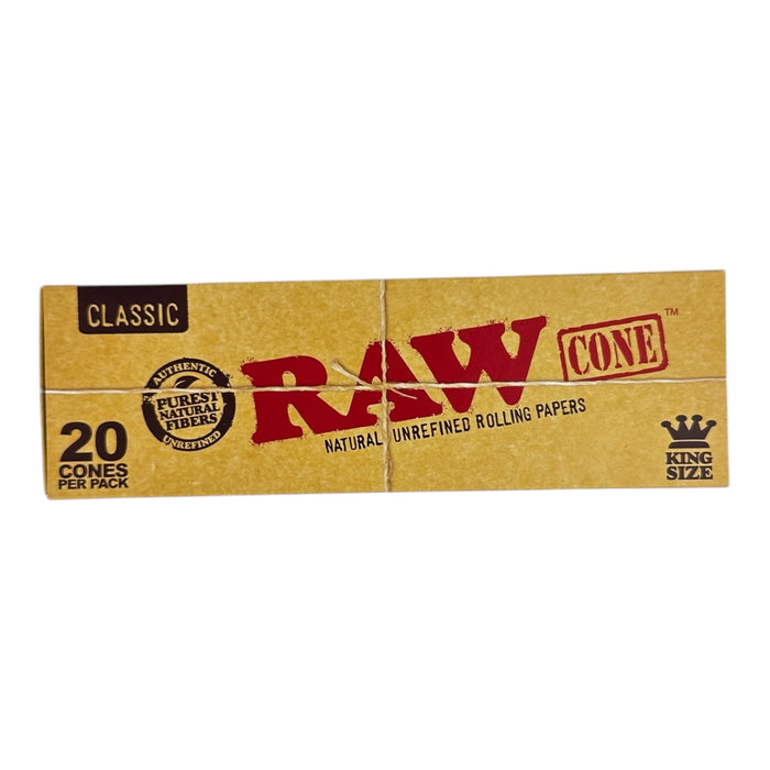 Raw King Size Classic Cones (20 cones per pack)