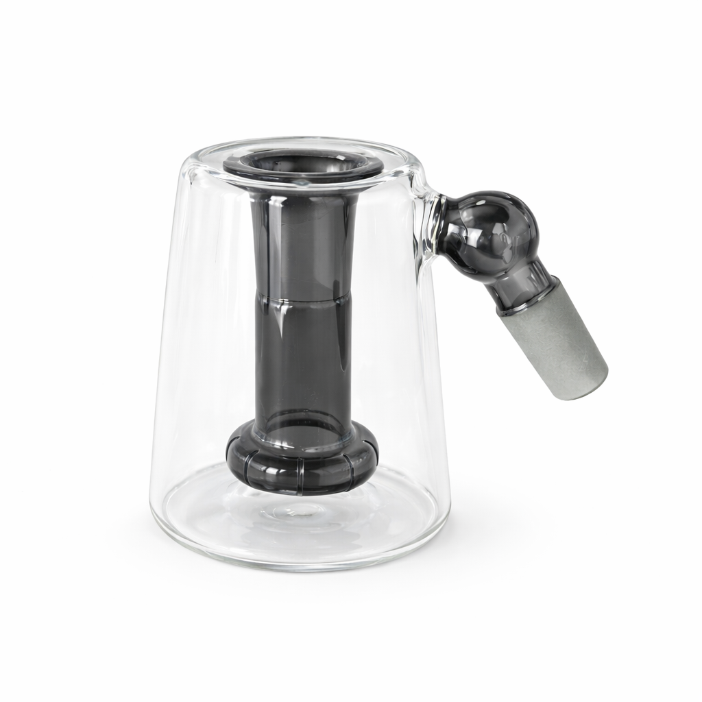 Glass Ash Catcher with Donut Perc, 14mm