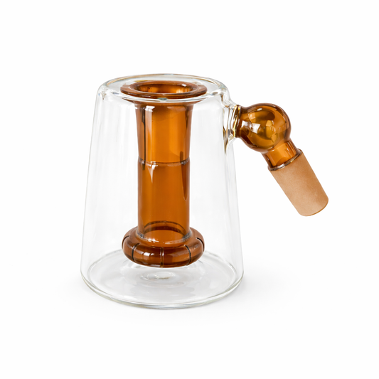 Glass Ash Catcher with Donut Perc, 14mm