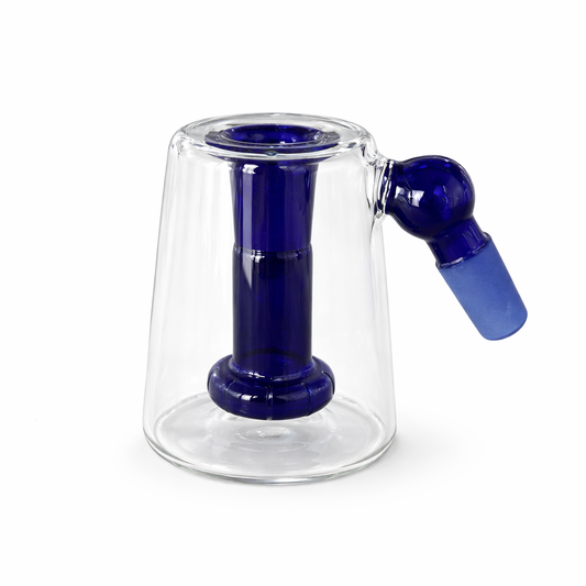 Glass Ash Catcher with Donut Perc, 14mm