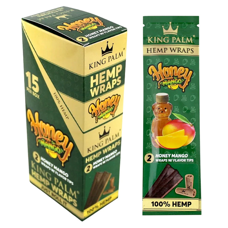 King Palm Hemp Wraps w/ Paper Tips