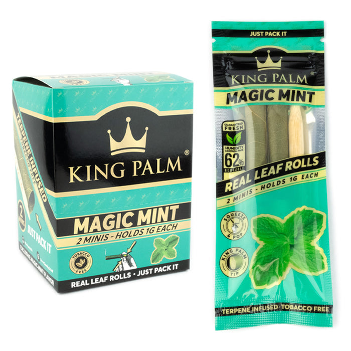King Palm 2 Mini Rolls Terpene Infused 1G