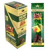 King Palm Hemp Wraps w/ Paper Tips