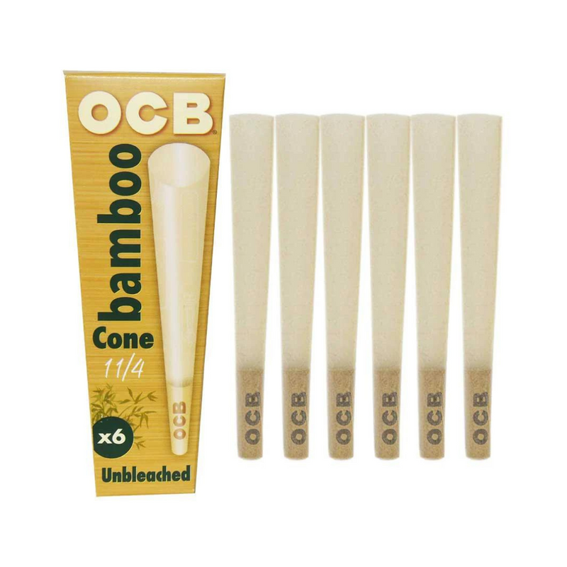 OCB Bamboo Pre-Rolled Cones — 1 1/4