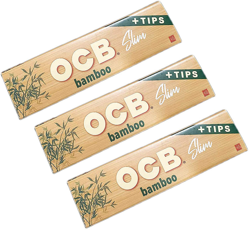 OCB Bamboo Slim King Size Papers + Tips