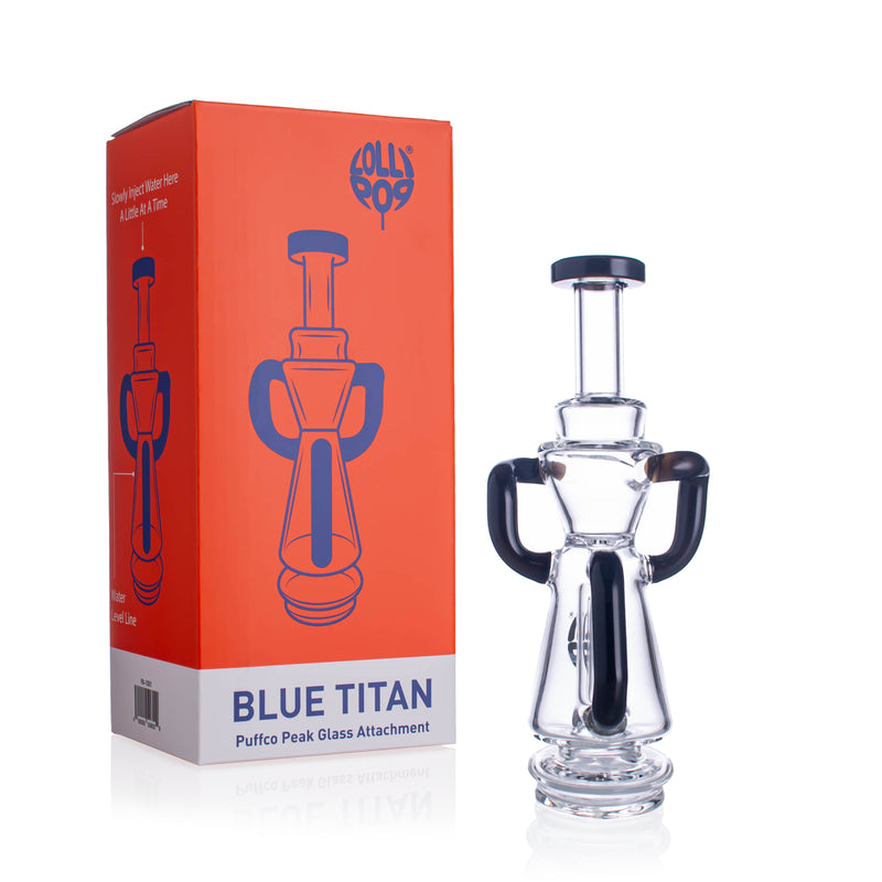 Lollipop Puffco Peak Recycler Glass Attachment