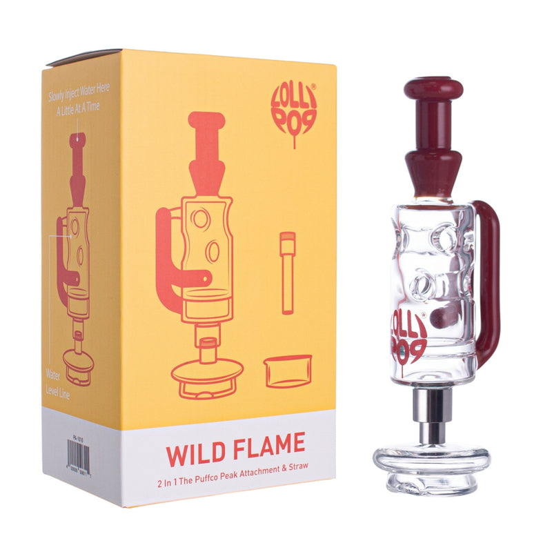 Lollipop Puffco Peak Recycler Glass Attachment