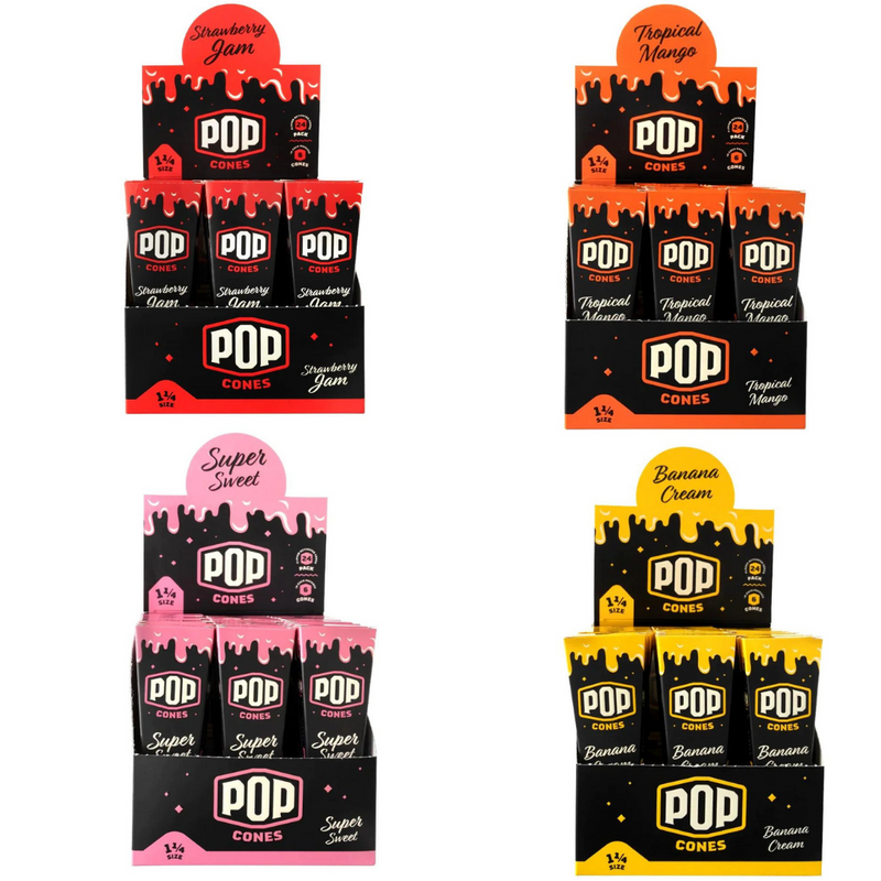 POP Delicious Flavored 1 1/4 Cones