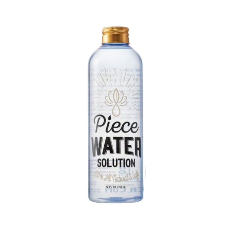 Piece Water 12oz - Premium Glass Water Alternative for Bongs and Water Pipes