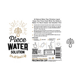 Piece Water 12oz - Premium Glass Water Alternative for Bongs and Water Pipes