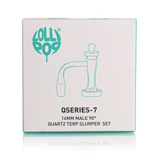 Lollipop QSeries 7 Terp Slurper Banger Set, 14mm 90°