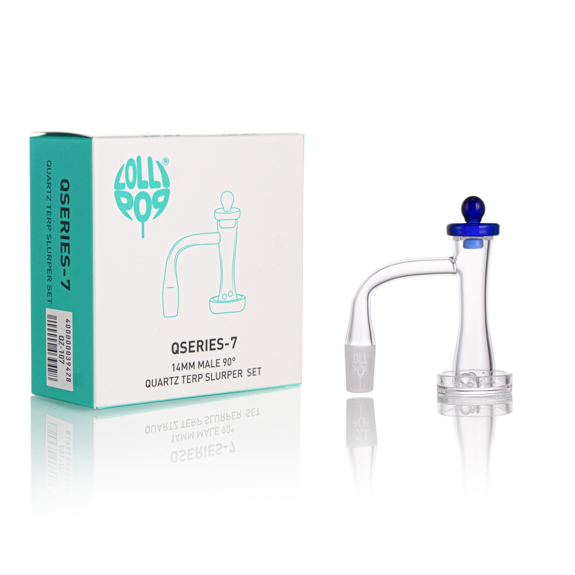 Lollipop QSeries 7 Terp Slurper Banger Set, 14mm 90°