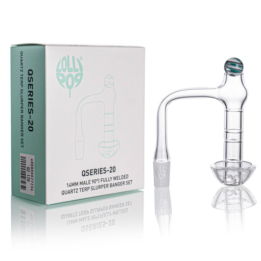 Lollipop QSeries 20 Terp Slurper Banger Set, 14mm 90°