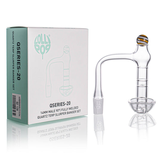 Lollipop QSeries 20 Terp Slurper Banger Set, 14mm 90°