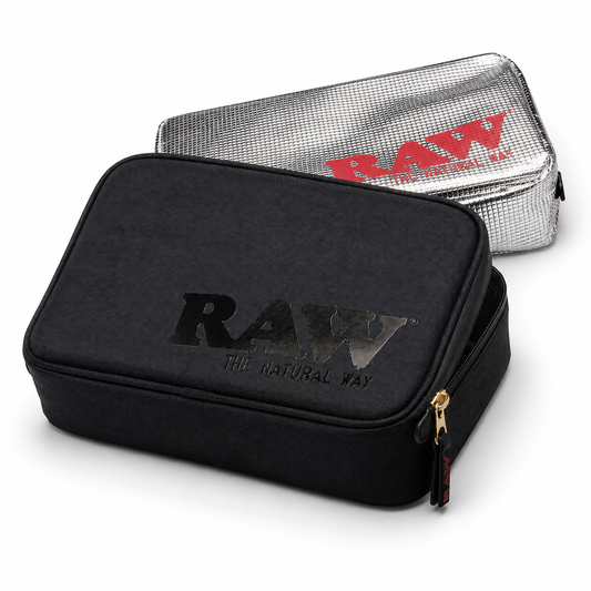 RAW Black Smell Proof Smoker's Pouch