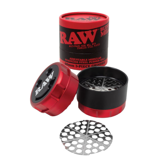RAW Buddy Mill 3-Piece Grinder, 60mm