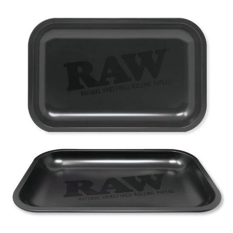 Raw Matte Black Murder'd Rolling Tray